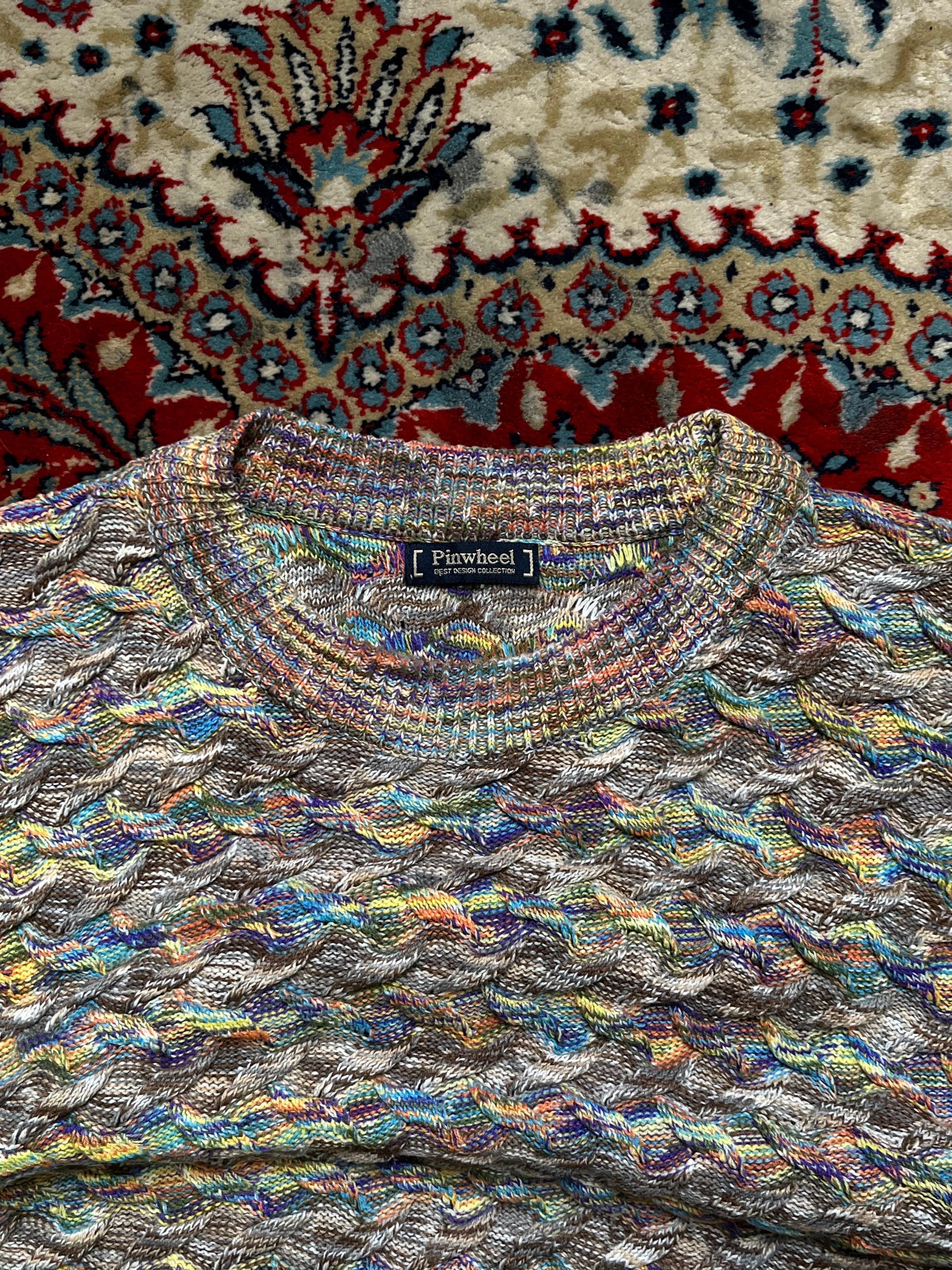 Pinwheel Handwoven Heavyweight Sweater