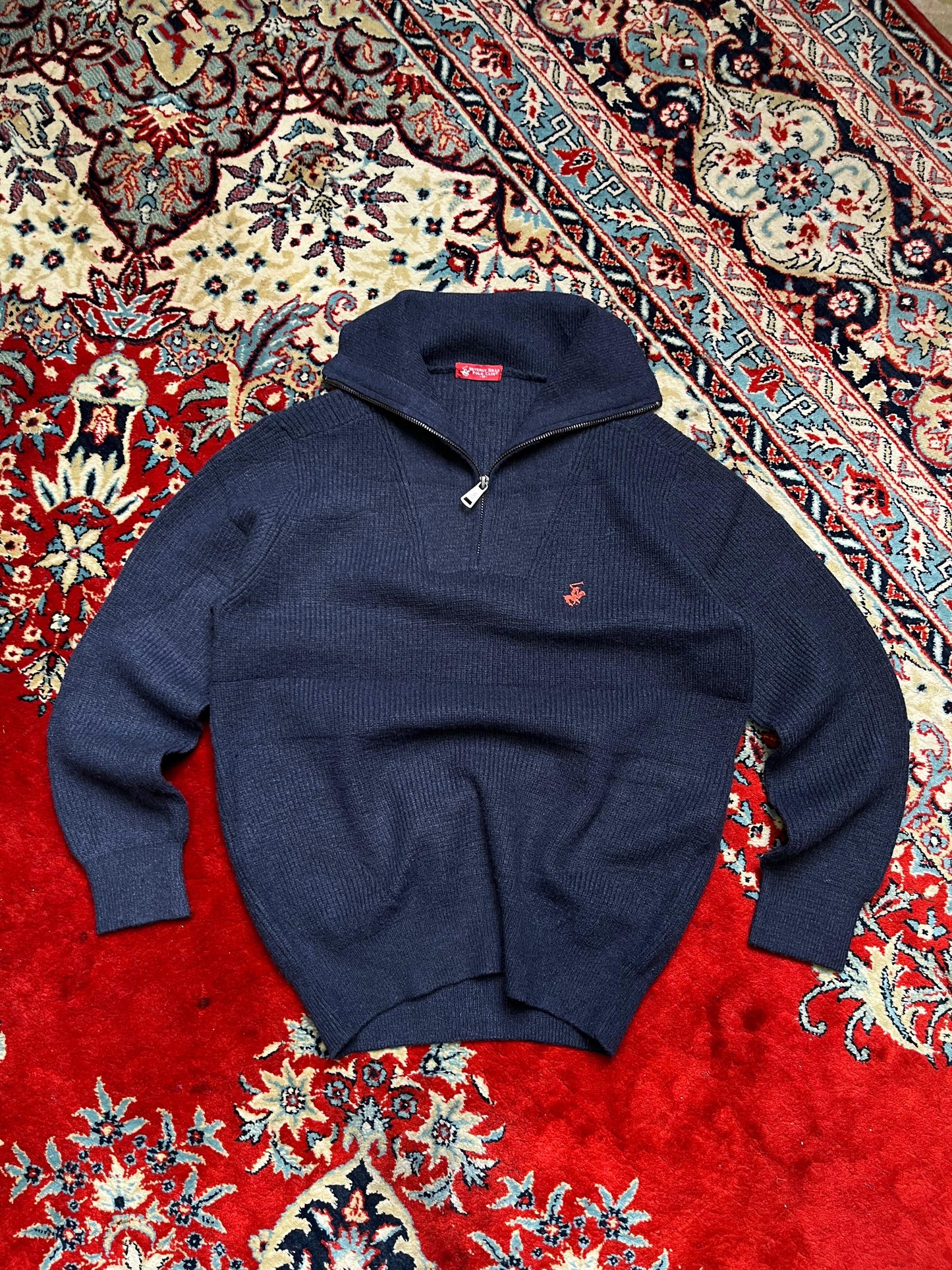 Beverly Hills Blue Quarter Zipper