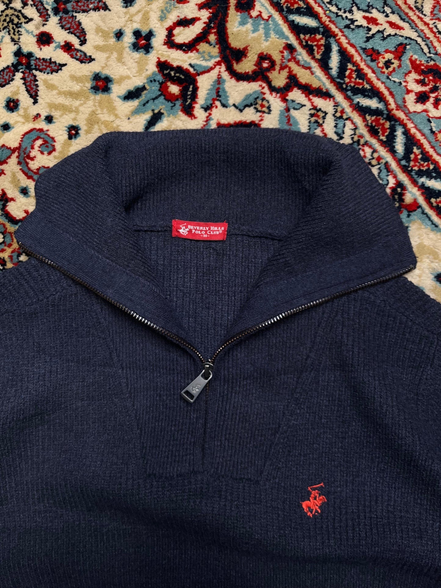 Beverly Hills Blue Quarter Zipper