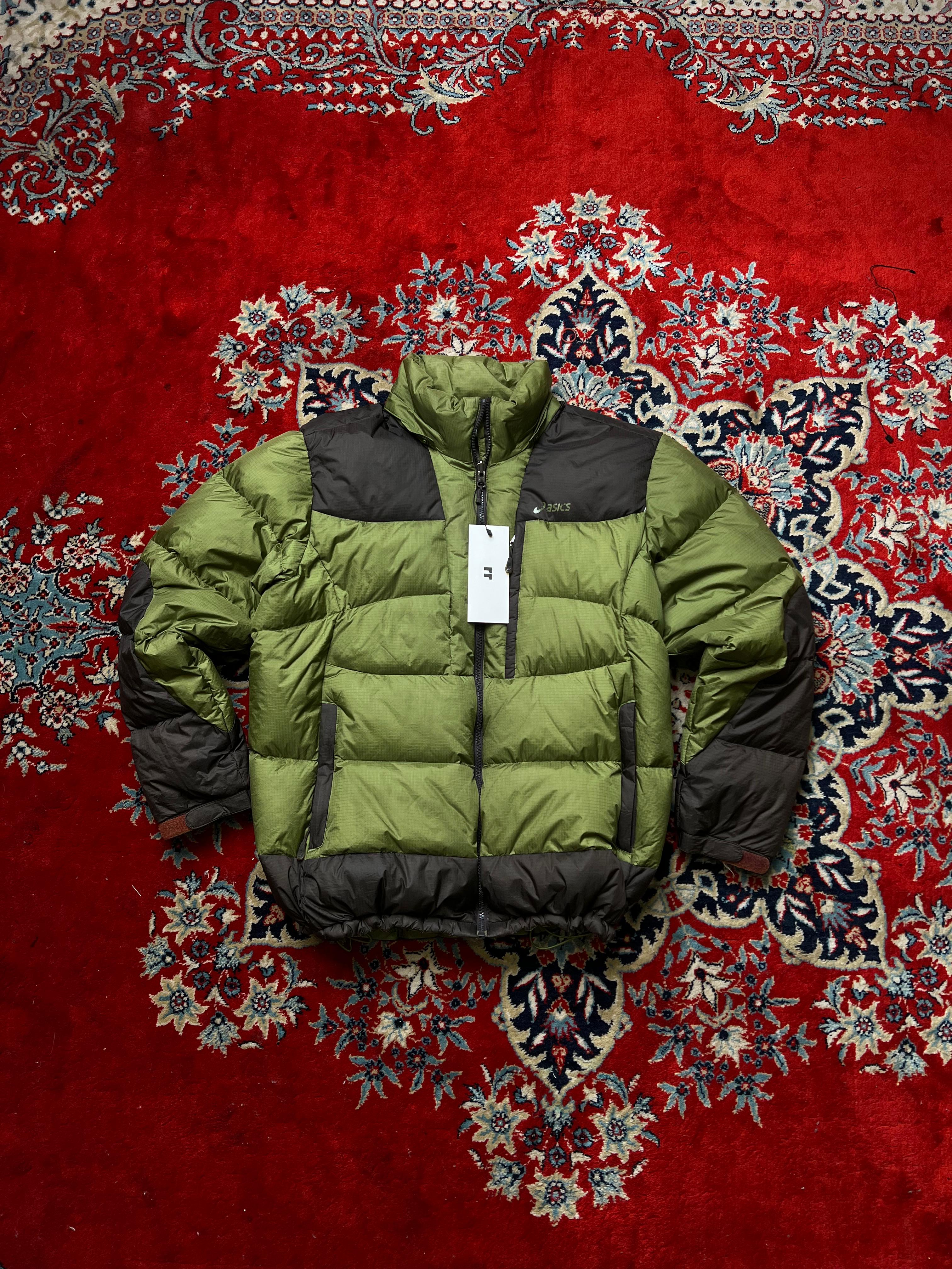 Asics Green Puffer Jacket