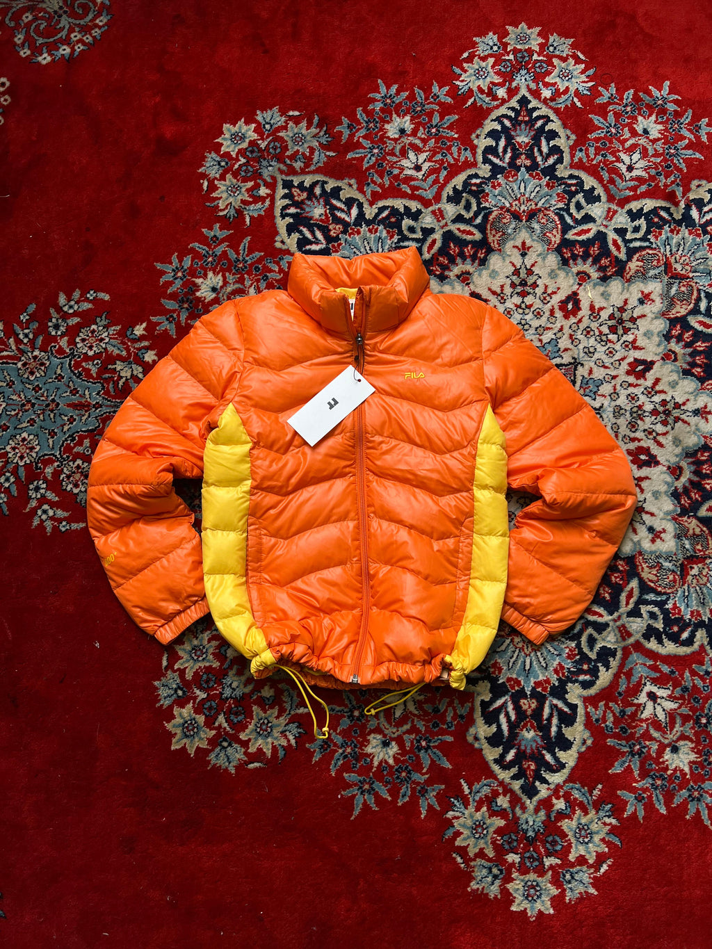 Fila Orange Puffer Jacket