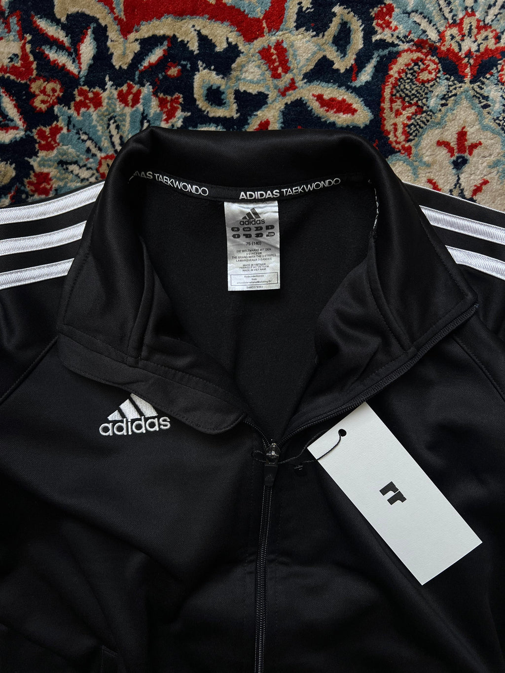 Adidas Black Zipper Track Jacket