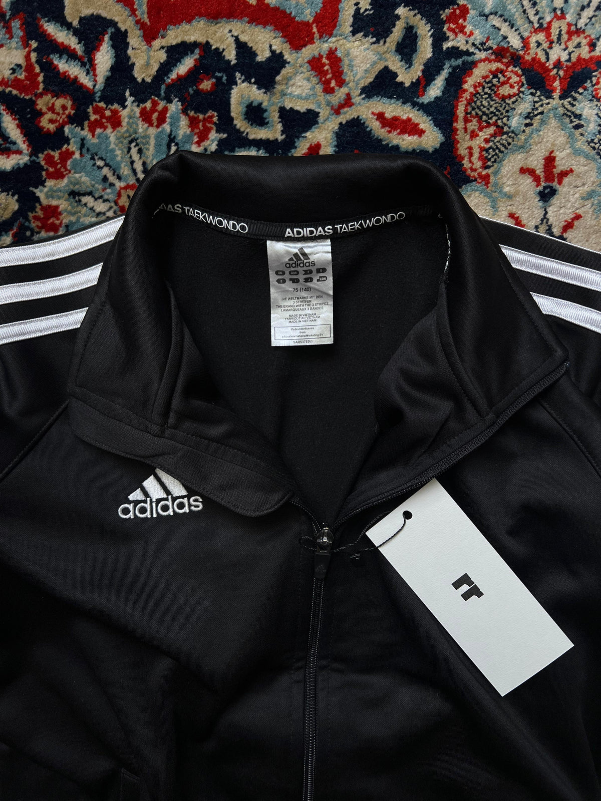 Adidas Black Zipper Track Jacket