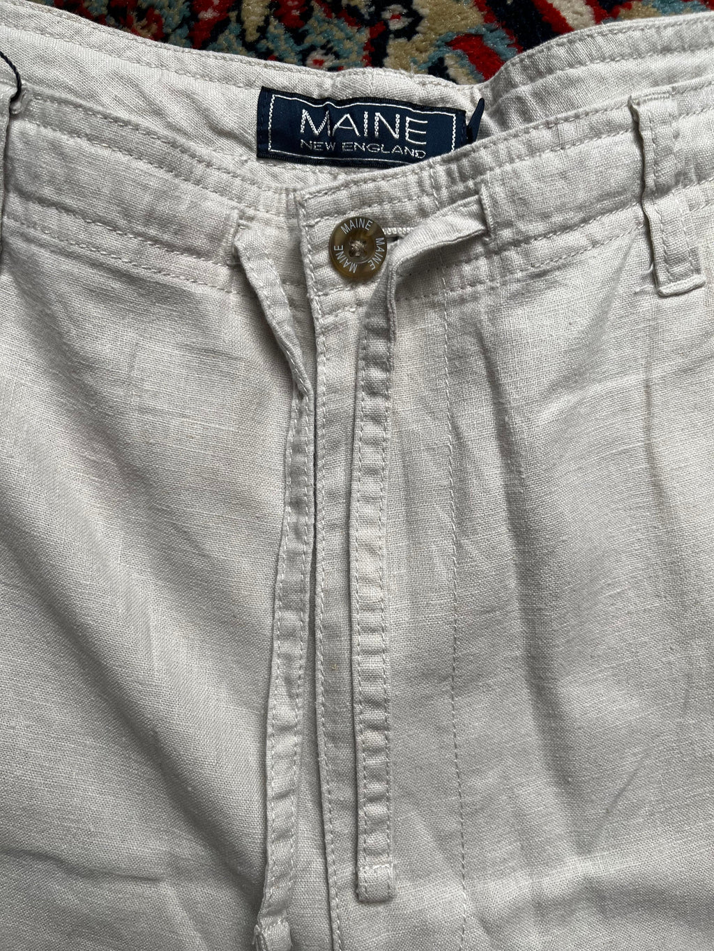 Maine Linen Pants Straight-Fit