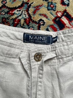 Maine Linen Pants Straight-Fit