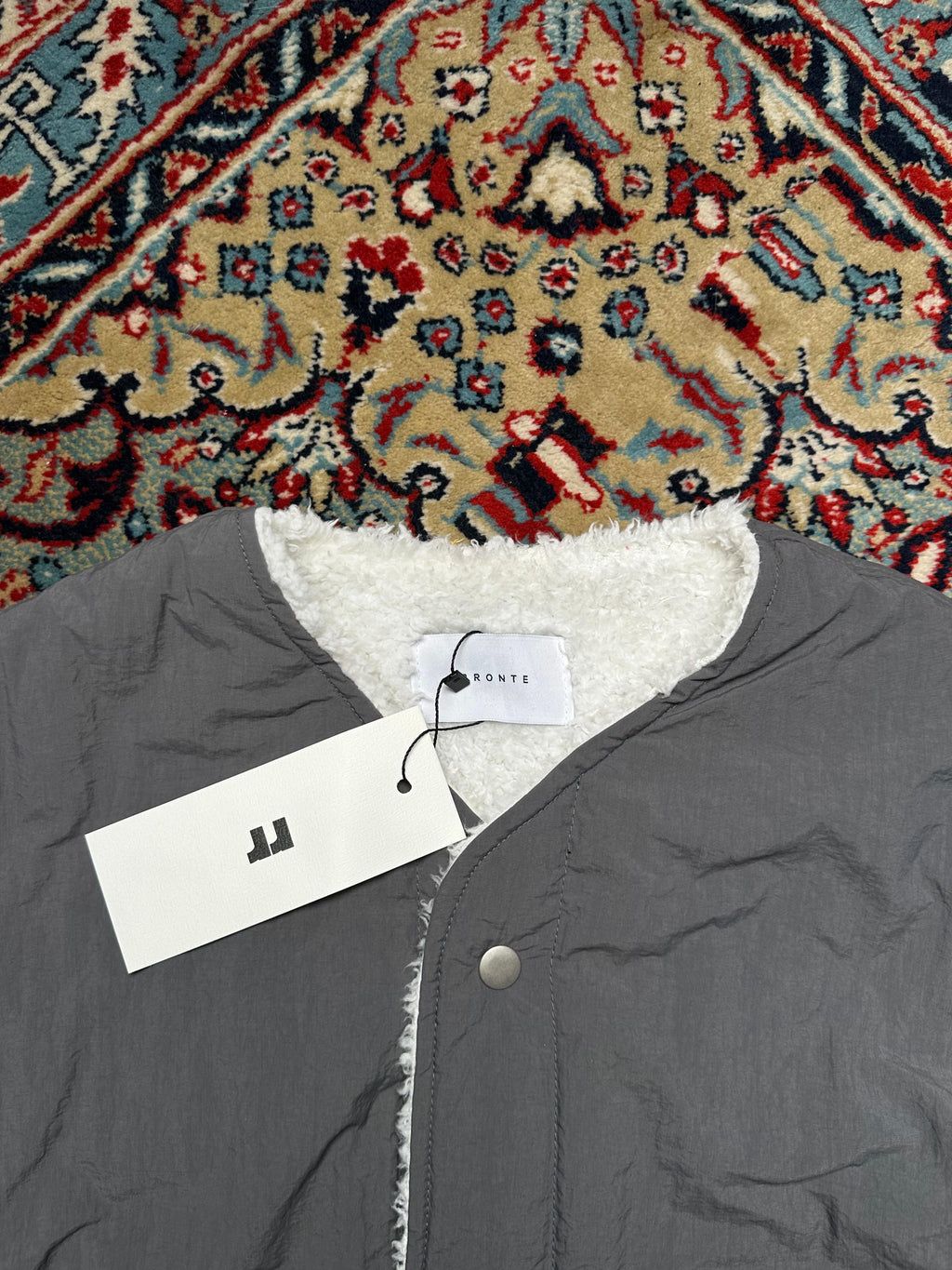 BRONTE Fur Lining Crewneck Jacket