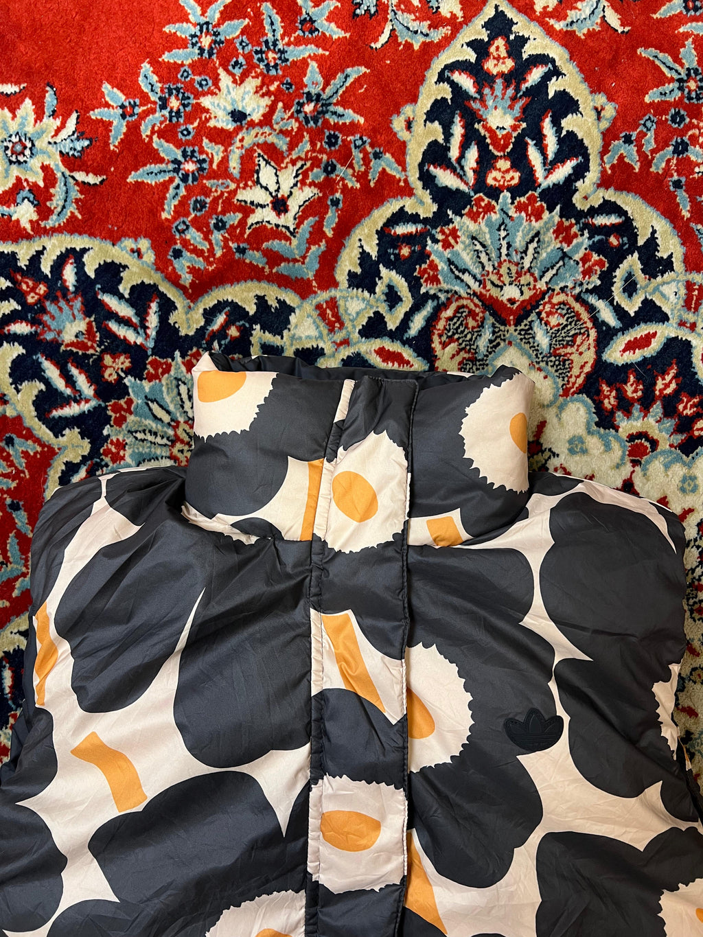 ADIDAS MARIMEKKO Reversible Duck Down Puffer Jacket