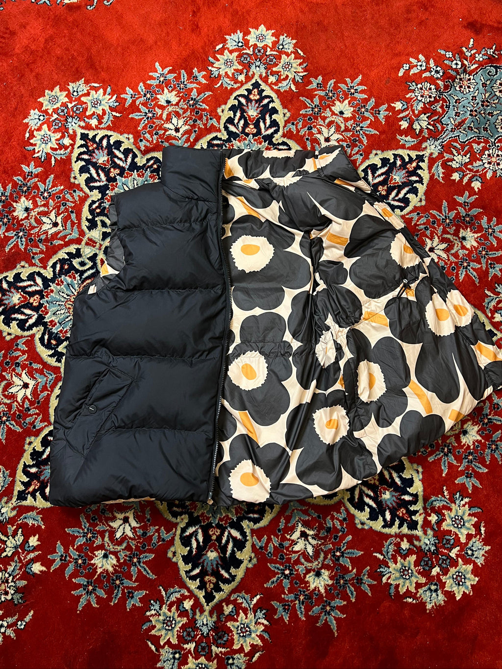 ADIDAS MARIMEKKO Reversible Duck Down Puffer Jacket