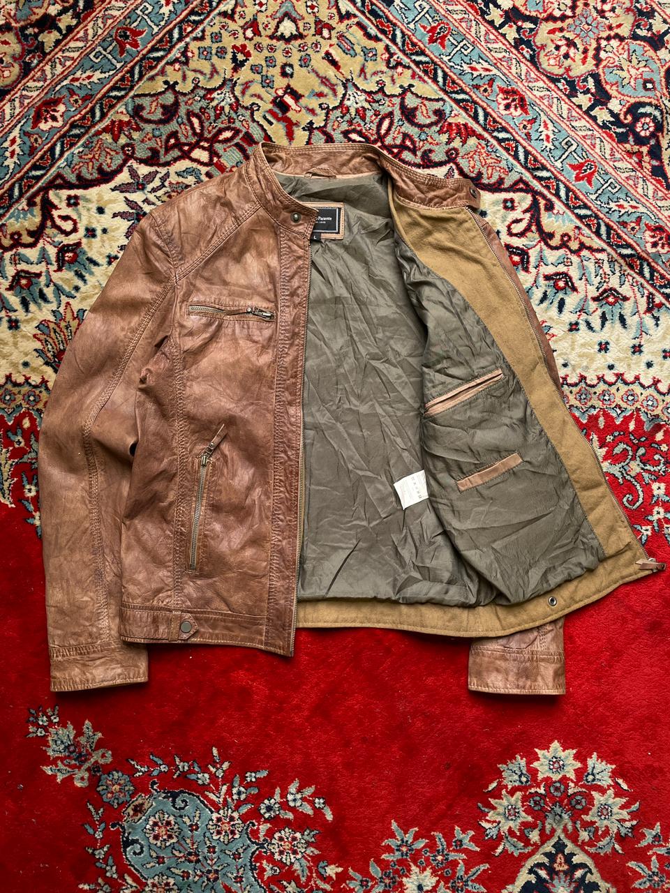 SERGE PARIENTE BIKER LEATHER JACKET