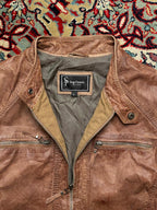 SERGE PARIENTE BIKER LEATHER JACKET