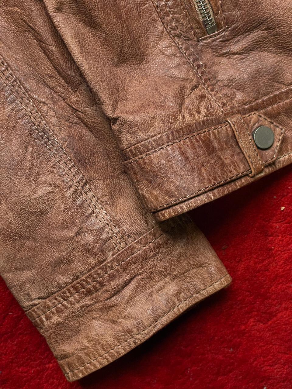 SERGE PARIENTE BIKER LEATHER JACKET