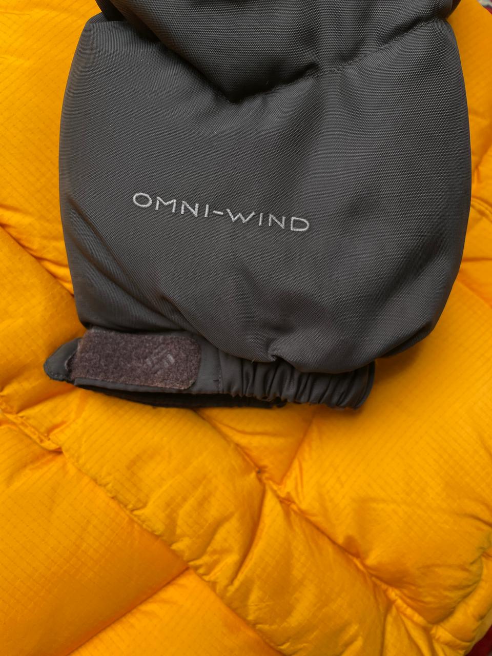 COLUMBIAS OMNI-WIND EXPEDTION SERIES DUCK DOWN PUFFER JACKET