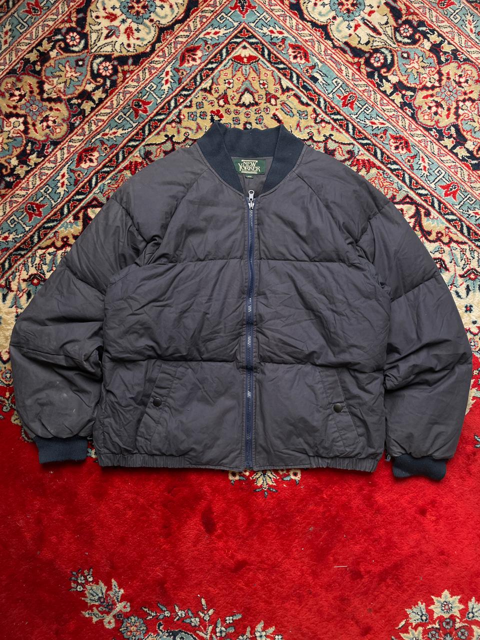 THE NEW YORKER QUILTED BAGGY DUCK DOWN PUFFER JACKET