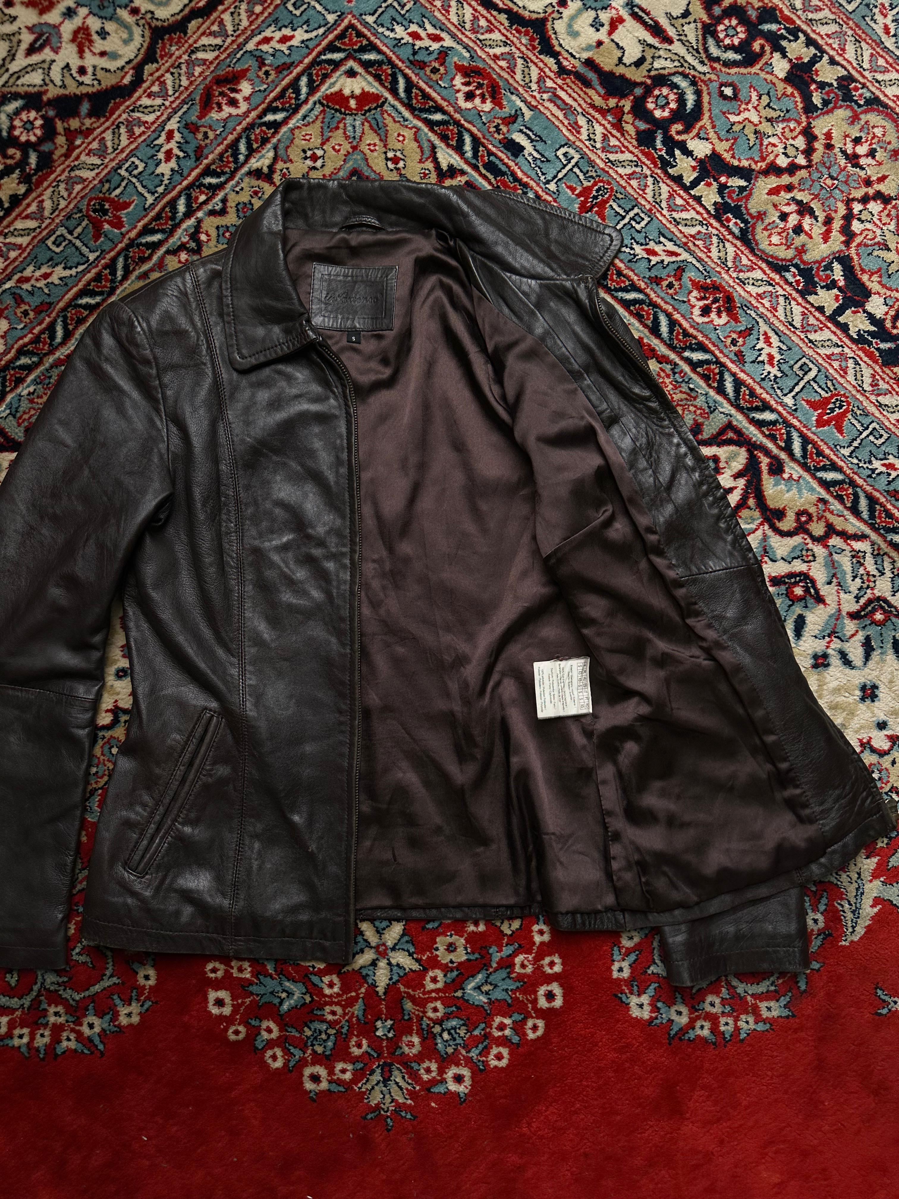 IN EXTENSO BIKER LAMBSWOOL LEATHER JACKET