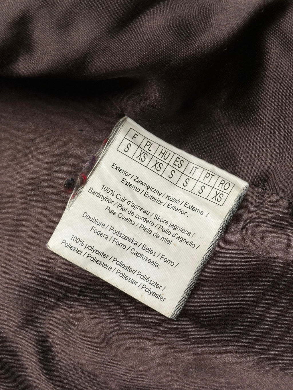 IN EXTENSO BIKER LAMBSWOOL LEATHER JACKET