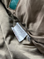 GREEN FANG IGNITION BOXY FIT LEATHER JACKET