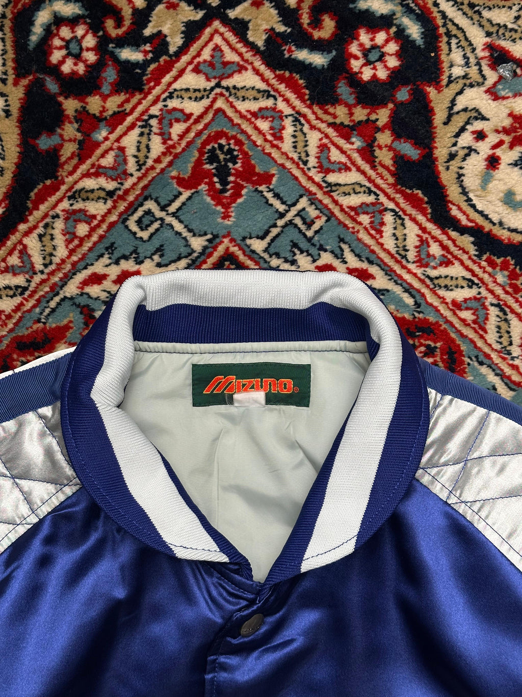MIZUNO VINTAGE BAGGY CROPPED BOMBER JACKET