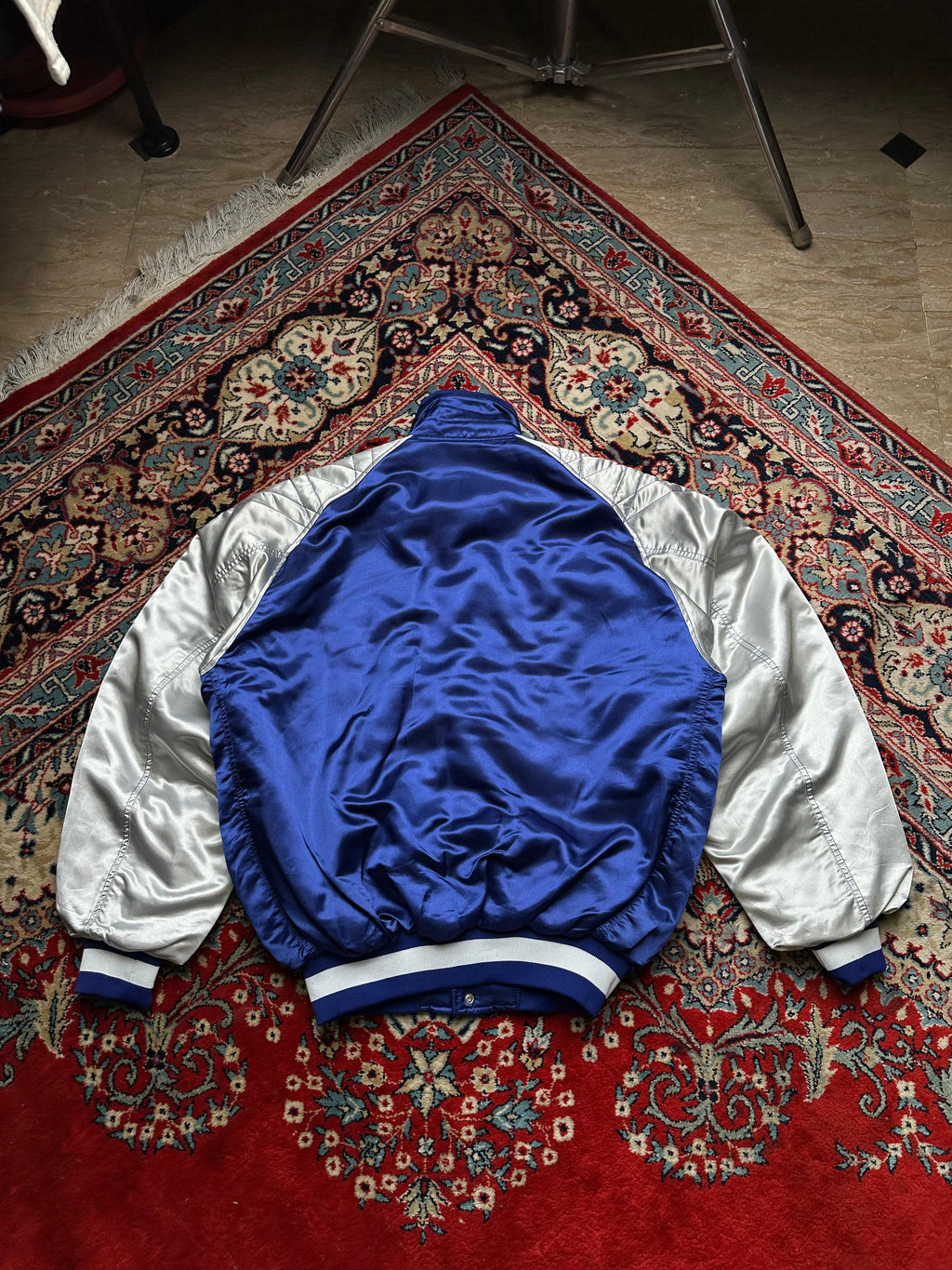 MIZUNO VINTAGE BAGGY CROPPED BOMBER JACKET