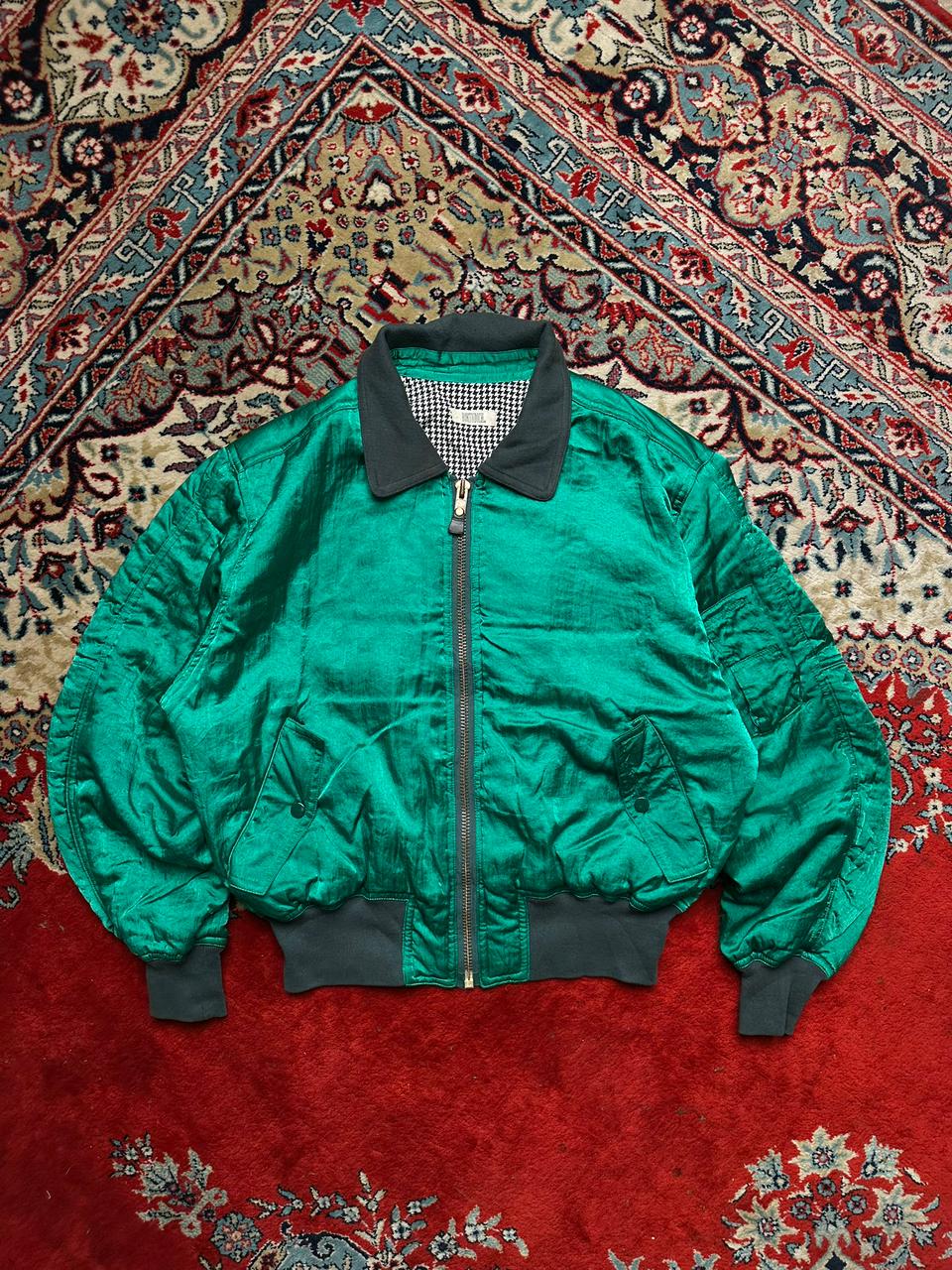 BIRTHDICH VINTAGE RELAXED BOXY FIT BOMBER JACKET