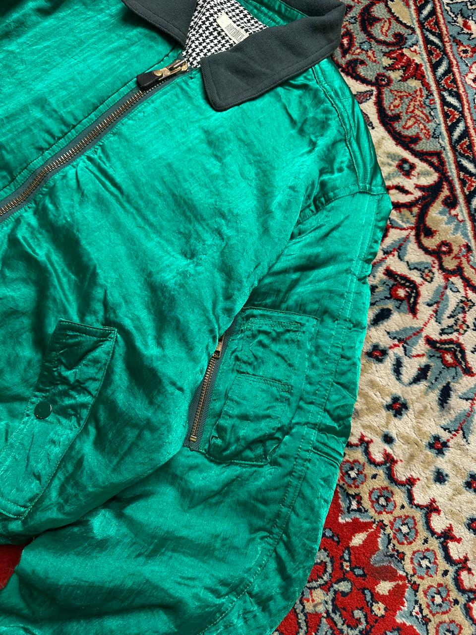 BIRTHDICH VINTAGE RELAXED BOXY FIT BOMBER JACKET