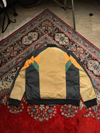 SALTLIMIT VINTAGE DENIM PATCHED UP BOMBER JACKET