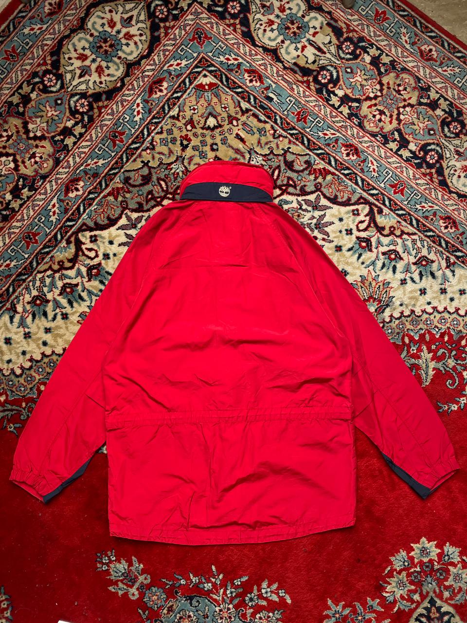 Vintage Timberland Weather Gear Hooded Anorak Windbreaker