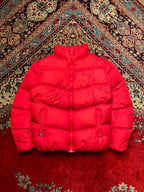 EVISU RED DUCK DOWN PUFFER JACKET