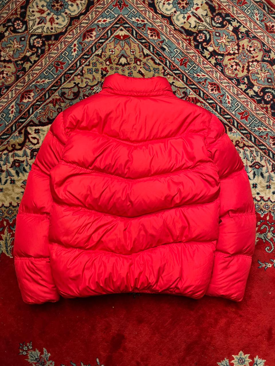 EVISU RED DUCK DOWN PUFFER JACKET