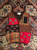 Susan Bristol embroidered sleeveless sweater