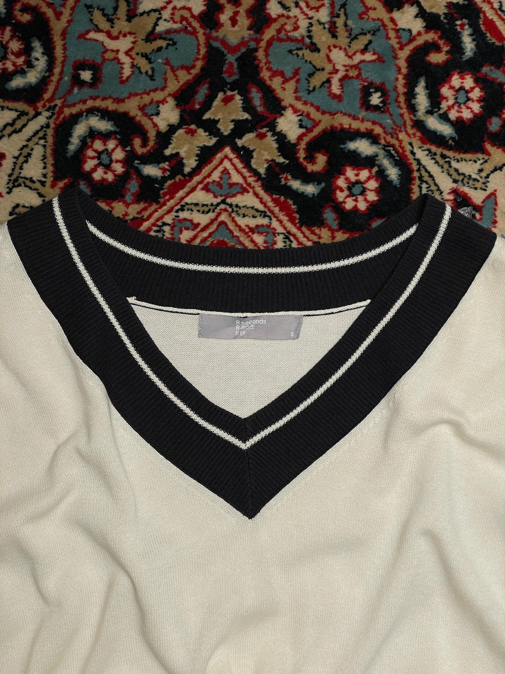 8 seconds sleeveless knitted sweater 