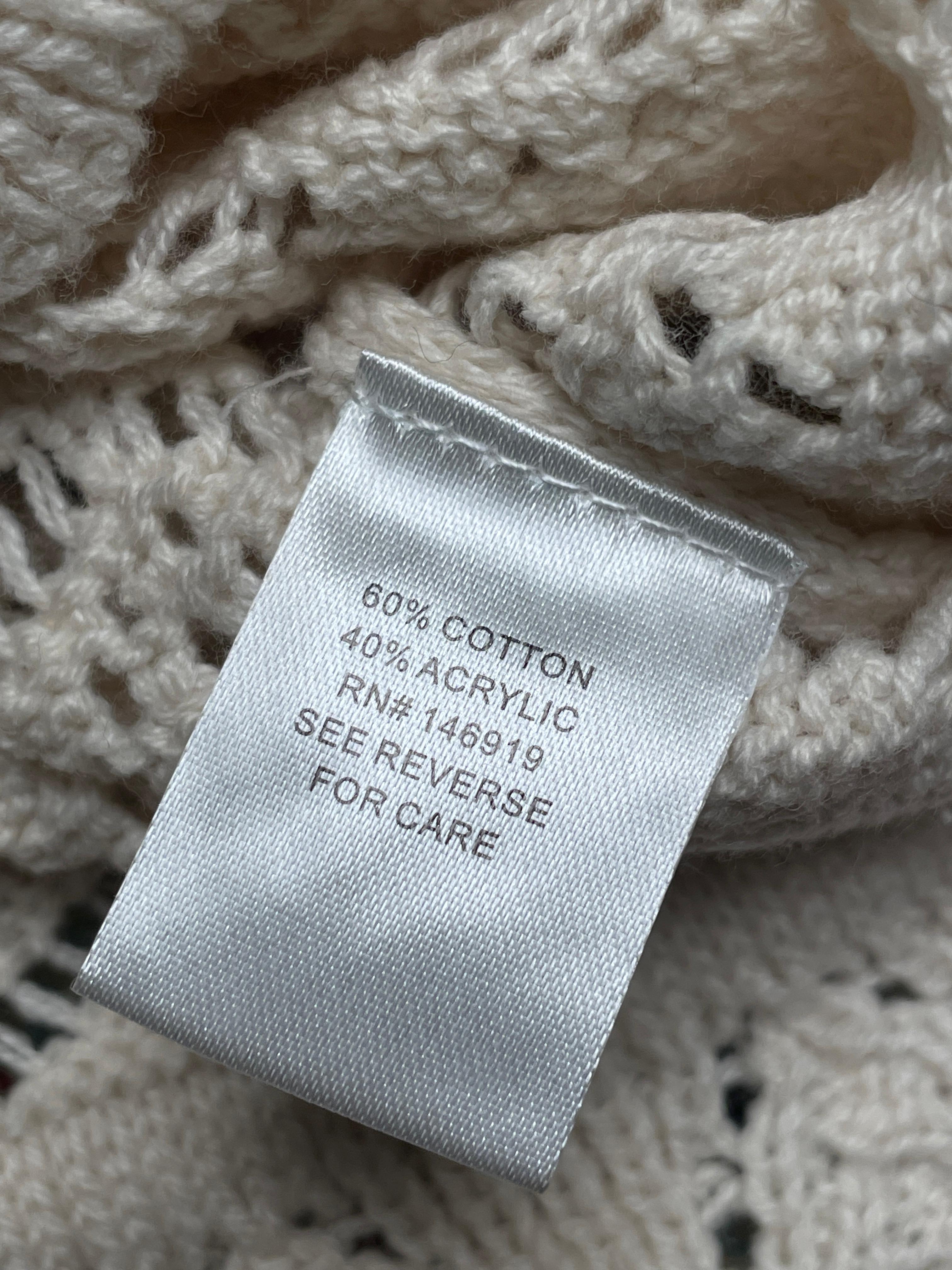 knitted butterfly boxy sweater by found