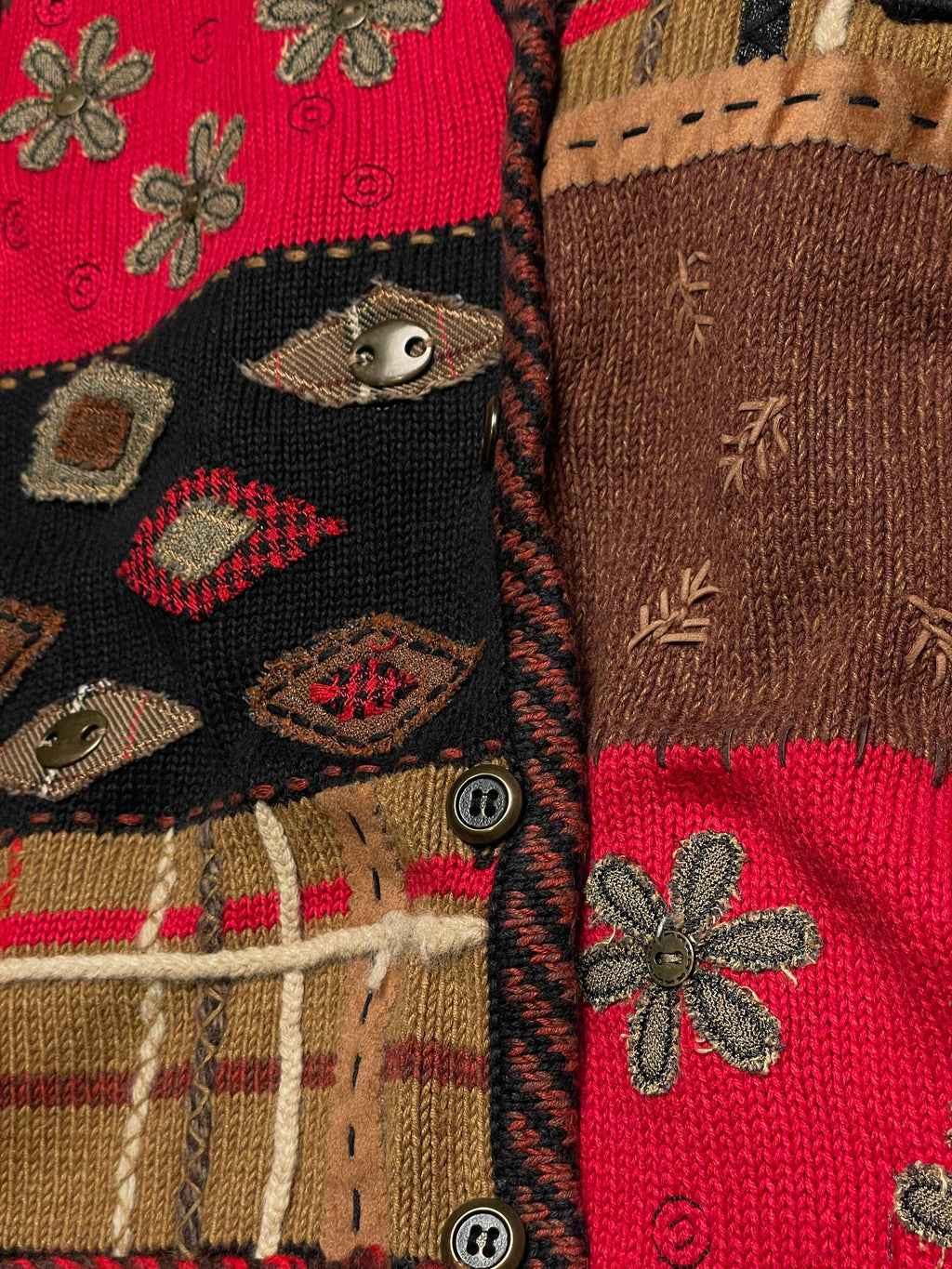 Susan Bristol embroidered sleeveless sweater