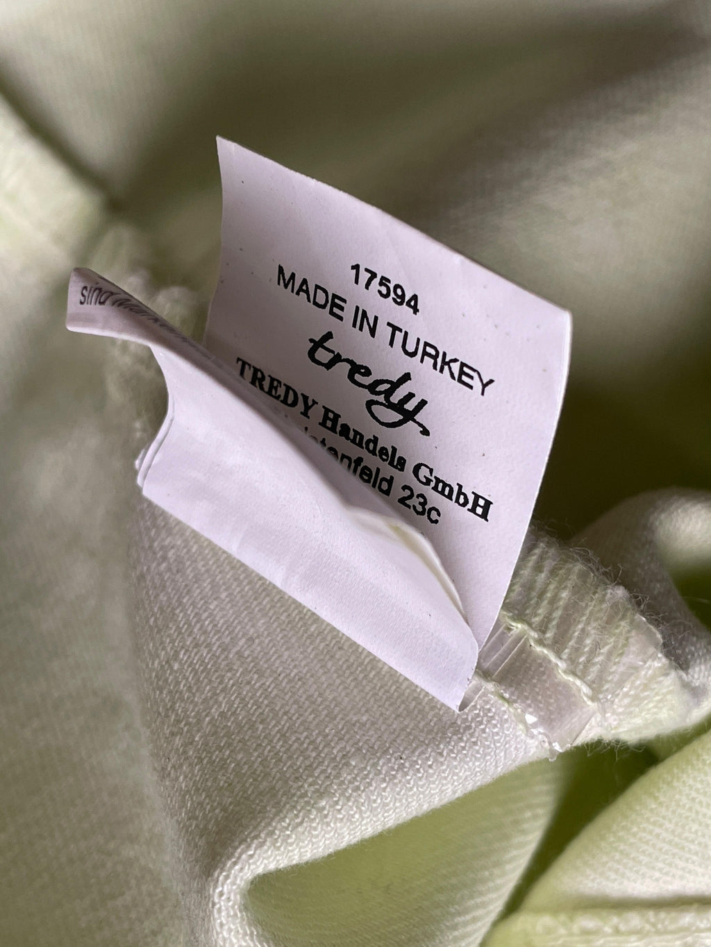 VINTAGE GREEN DENIM LACY BUTTON DOWN