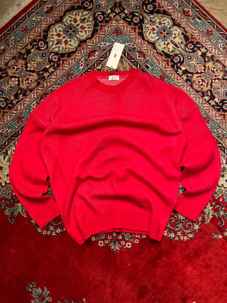 PI KNITTED RELAXED BOXY FIT Sweater