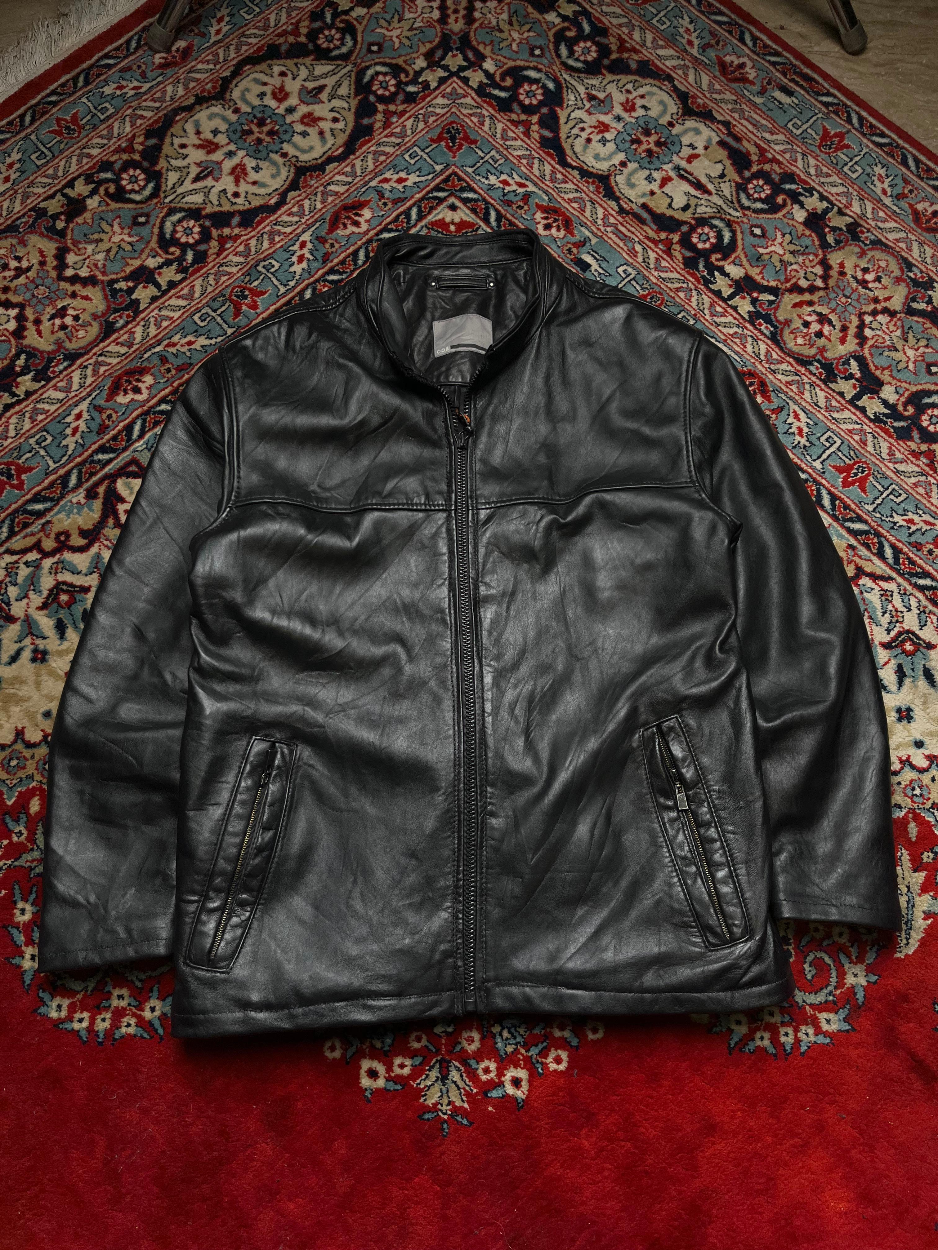 VINTAGE HEAVY WEIGHT Biker Leather Jacket