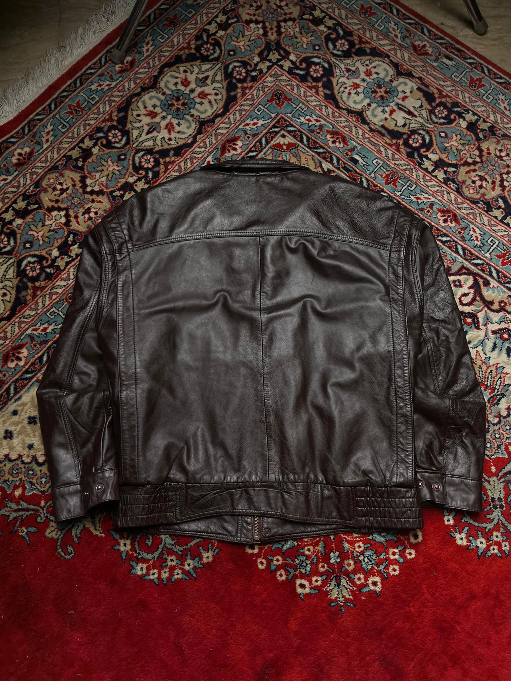 Decade Classic Style Vintage Brown Leather Jacket