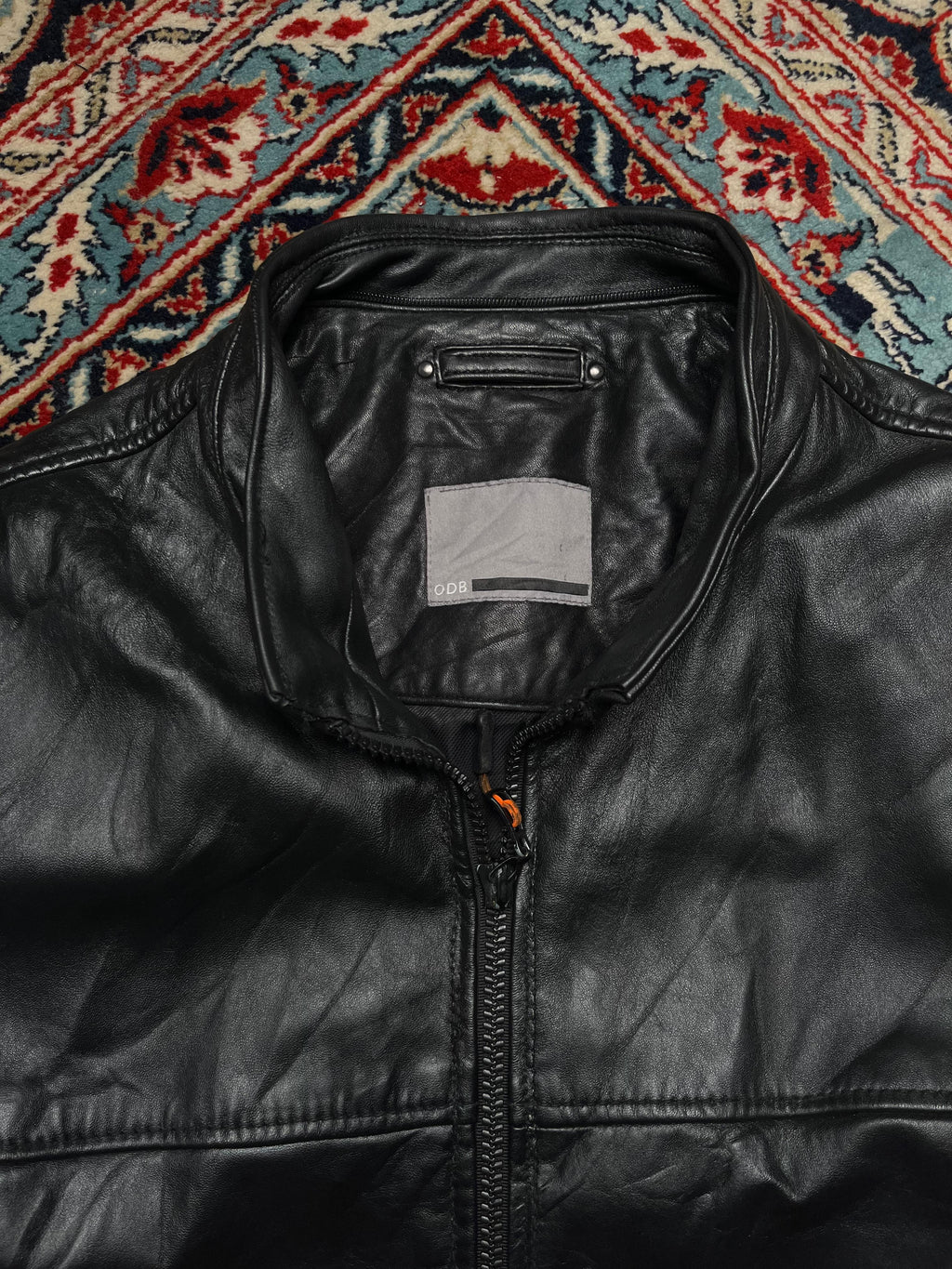 VINTAGE HEAVY WEIGHT Biker Leather Jacket