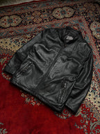 VINTAGE ODB HEAVY WEIGHT Biker Leather Jacket