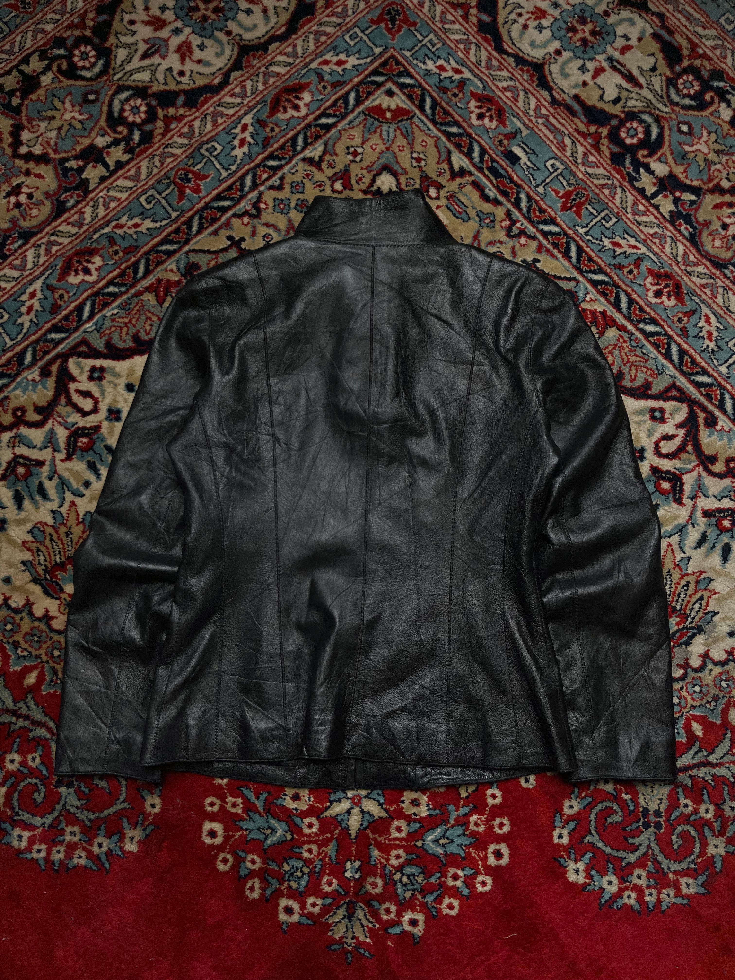 Cole Haan Black Leather Jacket