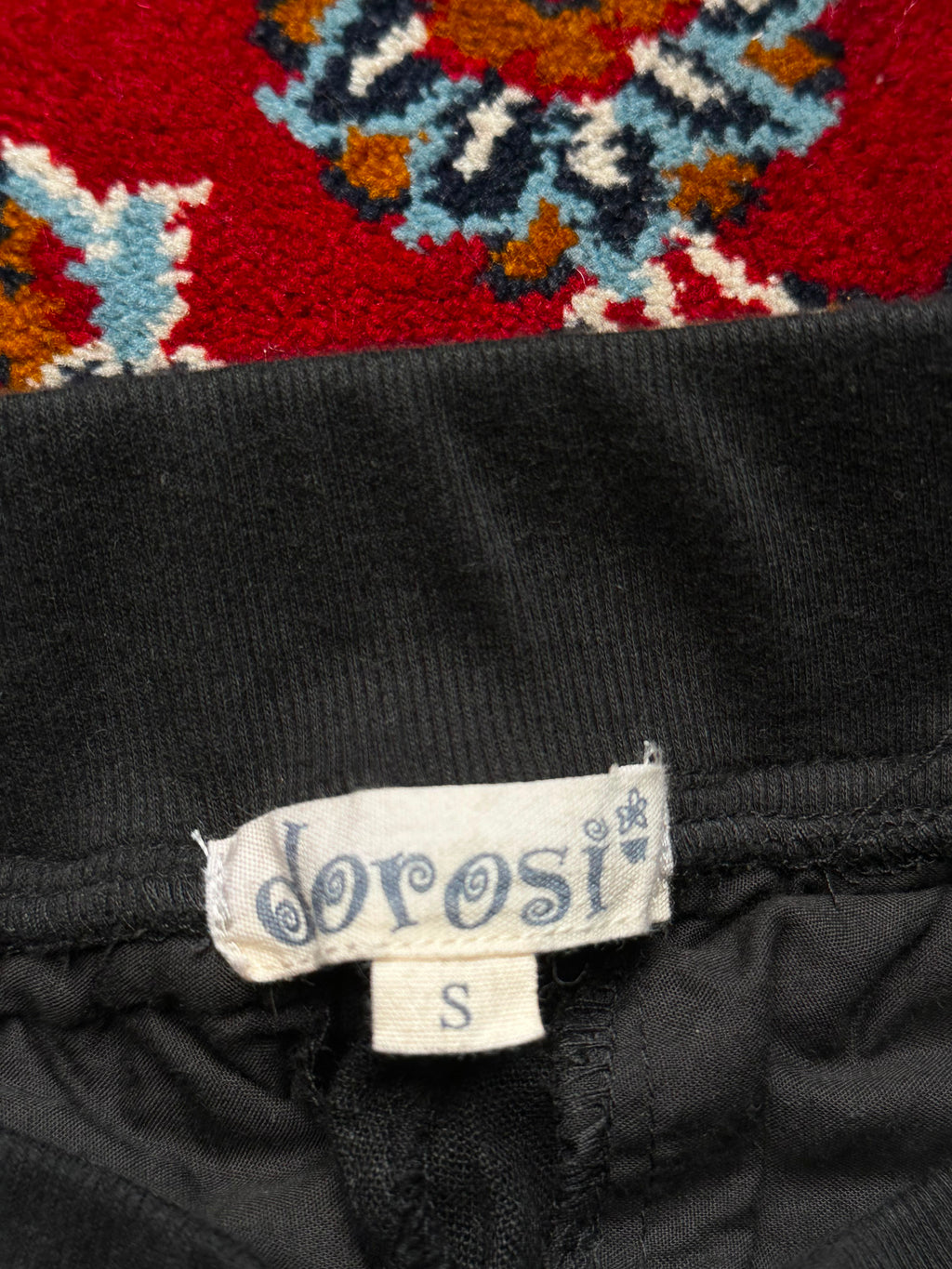 Dorosi Women Black Linen Wide Fit Trousers - 24