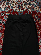 Dorosi Women Black Linen Wide Fit Trousers - 24