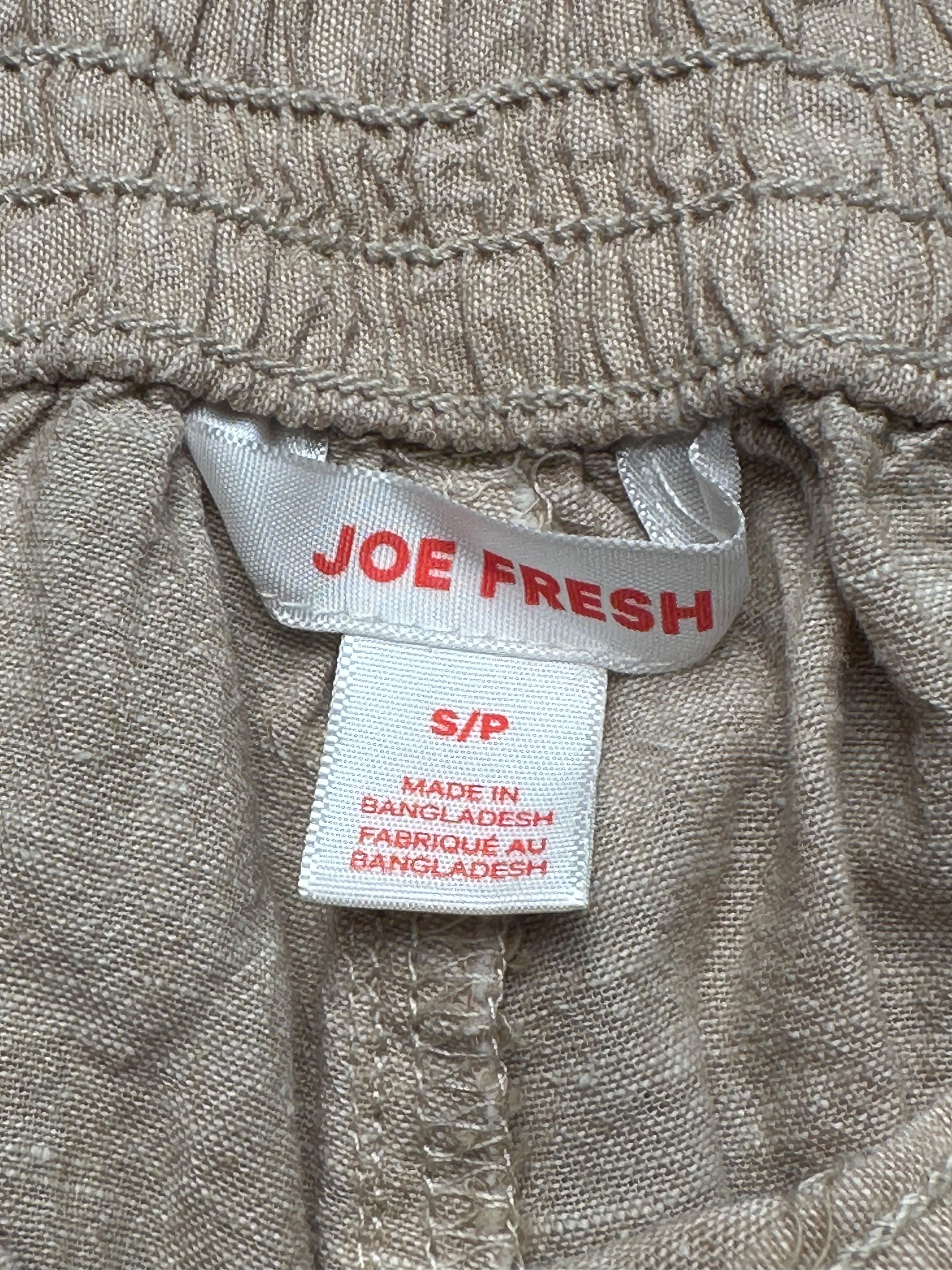 Joe Fresh Women Beige Linen Wide Fit Trousers - 24