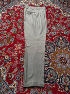 PR Principio Grey Double Pleated Cuffed Dress Pants - 32