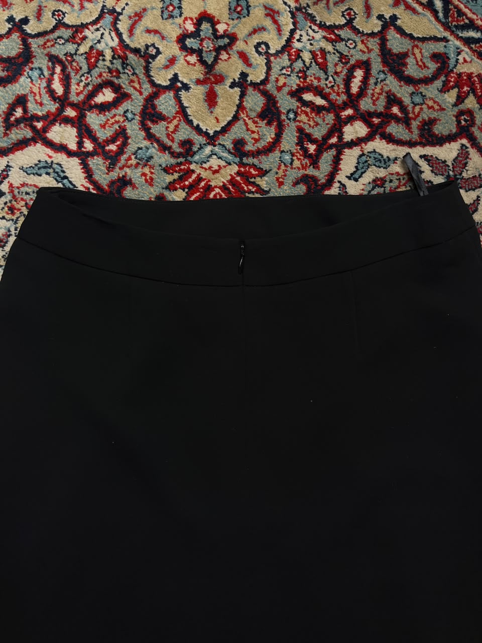 Classic Black High Waist Formal Skirt - 30