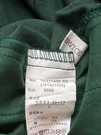 Japanese Brand Forest Green Rayon Skirt - 28