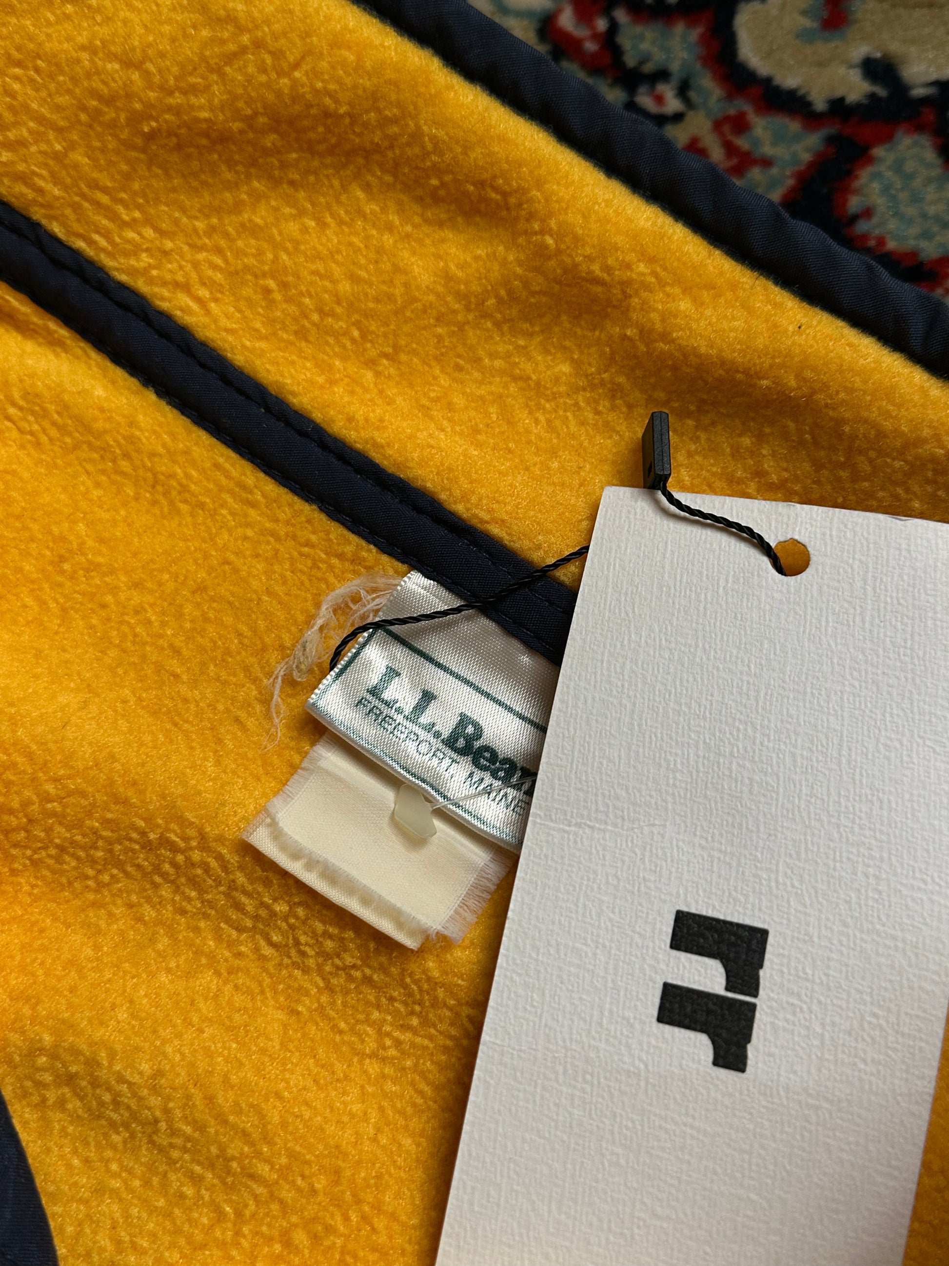 LL Bean Relaxed Fit Mustard Fleece – Retro Rags