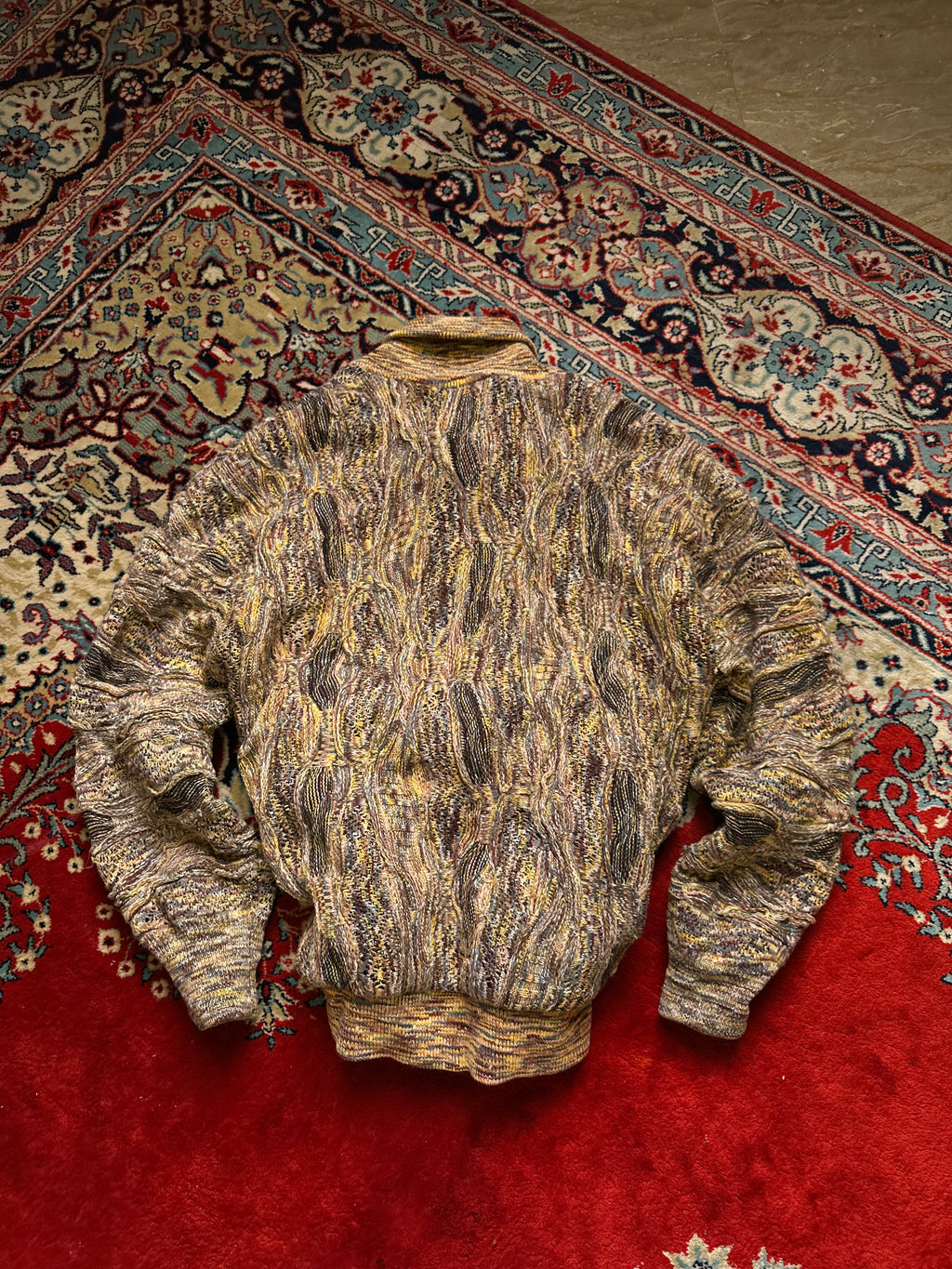 KNITPIA Textured Heavy Weight Fur Lining Sweater