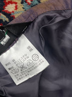 Vintage Renown Ensuite Japanese Cotton Purple SKIRT - 24