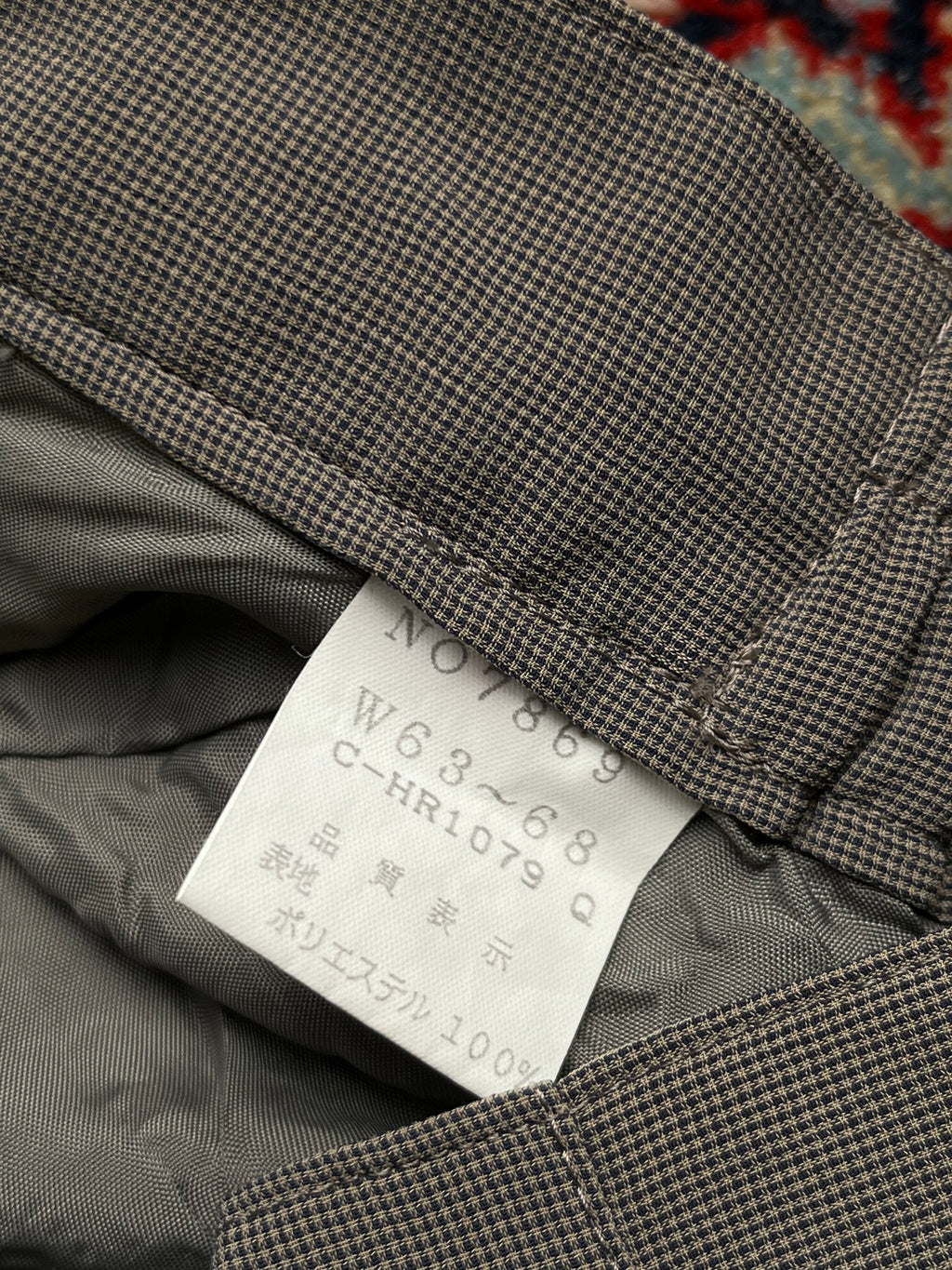 Vintage Houndstooth Micro Check Grey SKIRT - 24