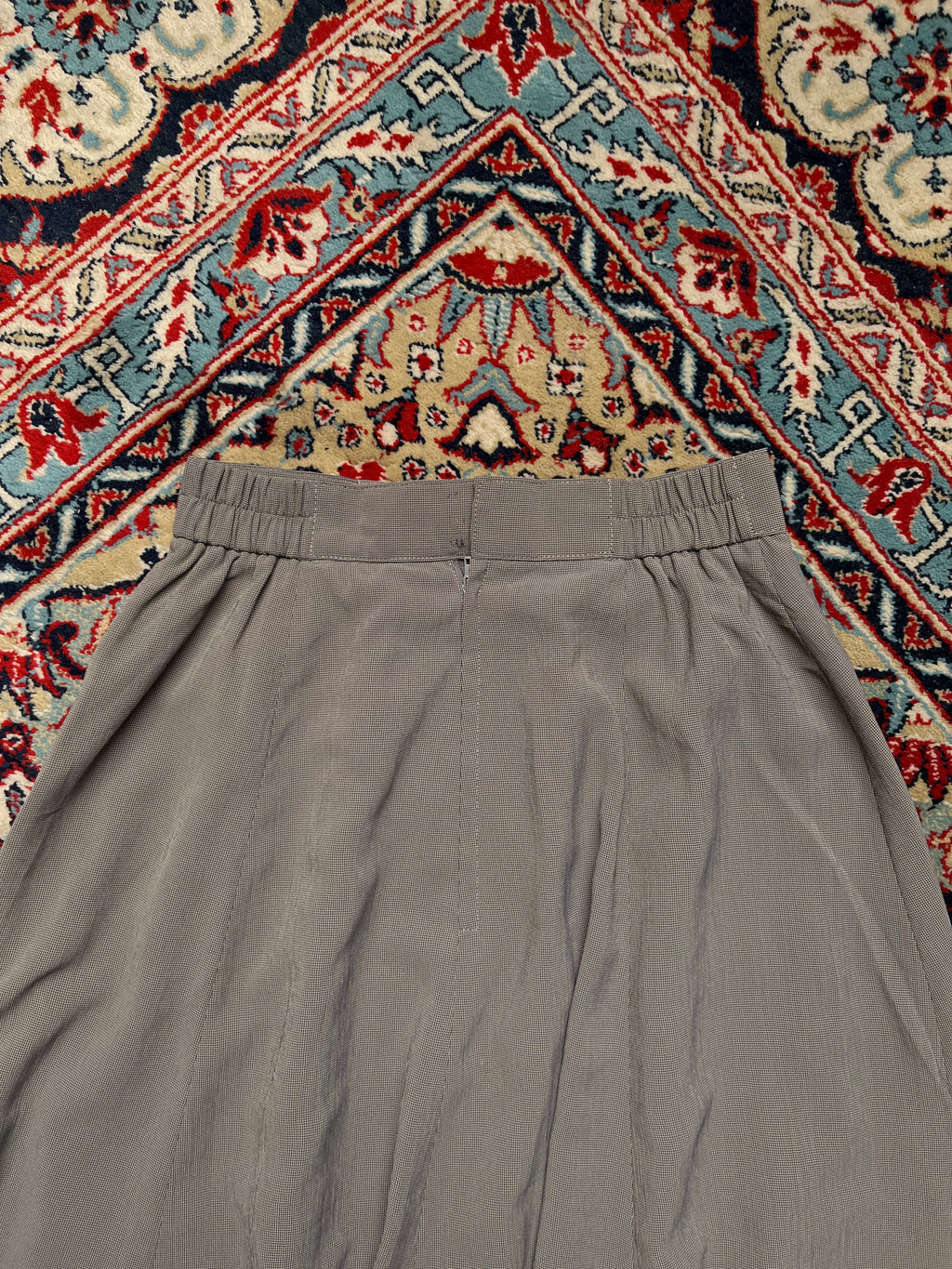 Vintage Houndstooth Micro Check Grey SKIRT - 24
